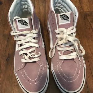 PURPLE HIGH TOP VANS!